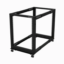 StarTech.com Rack de Marco Abierto 15U de 4 Columnas con Ruedas