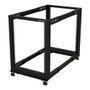 StarTech.com Rack de Marco Abierto 15U de 4 Columnas con Ruedas