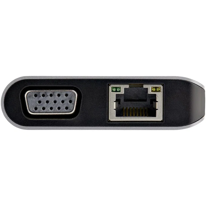 StarTech.com DKT30CHVAUSP Hub USB-C 8 en 1 con 100W Power Delivery, HDMI 4K, VGA, Ethernet Gigabit, Lector SD, 2x USB-A para MacBook, Windows, Chromebook, Portátil - Negro/Gris