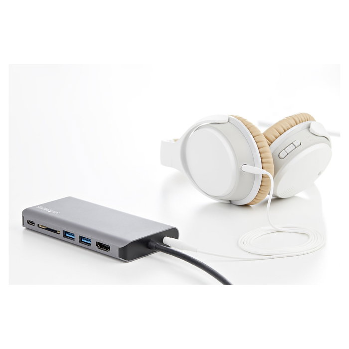 StarTech.com Adaptador Multipuertos USB-C con HDMI 4K, VGA y PD 100W, DKT30CHVAUSP