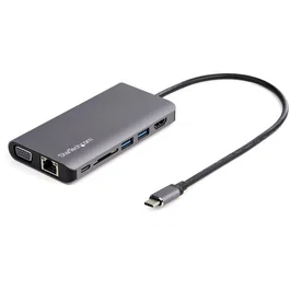 StarTech.com Adaptador Multipuertos USB-C Mini Docking Station HDMI 4K VGA 1080p Hub USB 3.0 PD 100W Ethernet