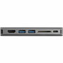 Startech DKT30CHVAUSP Base para Portátil y Replicador de Puertos Alámbrico USB 3.0 (3.1 Gen 1) Type-C Negro y Gris