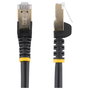 StarTech.com Cable de Red CAT6a 5m Negro RJ45 STP