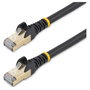 StarTech.com Cable de Red CAT6a 5m Negro RJ45 STP