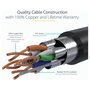 StarTech.com Cable de Red CAT6a 5m Negro RJ45 STP