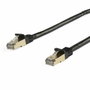 StarTech.com Cable de Red CAT6a 5m Negro RJ45 STP