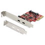 StarTech Tarjeta adaptadora PCI Express con 2 puertos USB-C 3.1 Gen 2