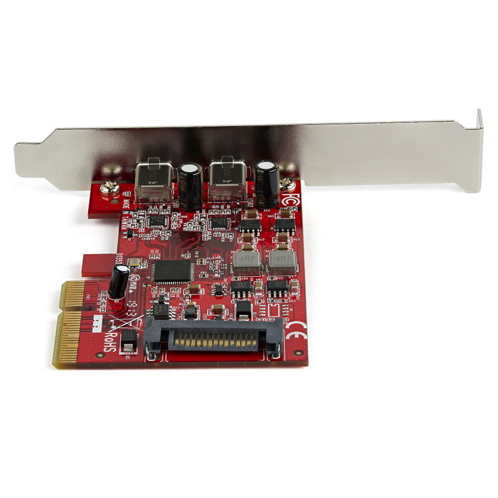 StarTech Tarjeta adaptadora PCI Express con 2 puertos USB-C 3.1 Gen 2