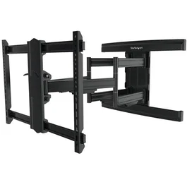 StarTech.com Soporte de Pared para TV con Brazo Articulado y Movimiento Total, 37-80 Pulgadas, VESA 200x100 a 600x400 mm, Negro