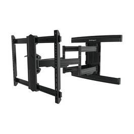 StarTech.com Soporte de Pared para TV Brazo Articulado Full Motion, hasta 100 pulgadas / 2.03 m (80"), VESA 200x100 a 600x400 mm, 50 kg, Negro