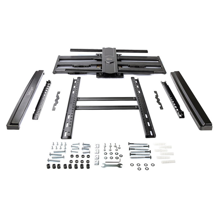 StarTech.com Soporte de Pared para TV Brazo Articulado Full Motion, hasta 100 pulgadas / 2.03 m (80"), VESA 200x100 a 600x400 mm, 50 kg, Negro StarTech.com Soporte de Pared para TV Brazo Articulado Full Motion, hasta 100 pulgadas / 2.03 m (80"), VESA 200x100 a 600x400 mm, 50 kg, Negro