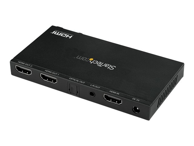 Startech Divisor HDMI de 2 Puertos, 4K a 60Hz, Reparte Señal 1 Entrada a 2 Salidas, para Monitor TV UHD Startech Divisor HDMI de 2 Puertos, 4K a 60Hz, Reparte Señal 1 Entrada a 2 Salidas, para Monitor TV UHD
