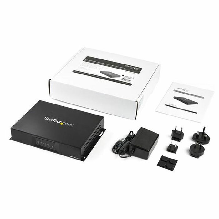 Startech Switch 2x2 Video Wall Controller 4K 60Hz HDMI 2.0, 1 en 4 out Startech Switch 2x2 Video Wall Controller 4K 60Hz HDMI 2.0, 1 en 4 out