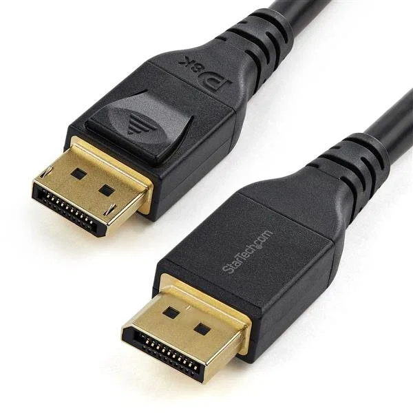 StarTech.com Cable DisplayPort 1.4 DP14MM4M - 4m Negro - 8K@60Hz HBR3 HDR Certificado VESA - Conectores Macho Chapados en Oro