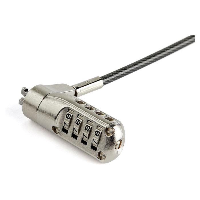 Startech Cable de seguridad 2m para portátil con candado de combinación y ranura nano Startech Cable de seguridad 2m para portátil con candado de combinación y ranura nano