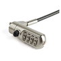 Startech Cable de seguridad 2m para portátil con candado de combinación y ranura nano