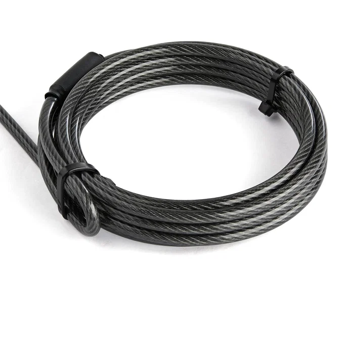 StarTech.com Cable Antirrobo LTLOCKNANO para Ordenador Portátil - 2m, Combinación 4 Dígitos, Compatible con Ranura Kensington Nano, Negro, Acero Inoxidable