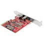 Startech Tarjeta adaptadora de 2 puertos USB 3.2 Gen 2 (USB-A y USB-C) PCIe
