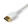StarTech.com Cable HDMI RHDMM1MPW 1m Certificado Premium High Speed con Ethernet para 4K 60Hz HDR Audio Dolby Atmos ARC y HEC, Diseño Delgado y Resistente