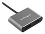 Startech Adaptador USB-C a HDMI o DisplayPort CDP2DPHD - Conversor de vídeo de doble puerto para portátil, tablet, teléfono
