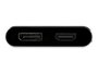 Startech Adaptador USB-C a HDMI o DisplayPort CDP2DPHD - Conversor de vídeo de doble puerto para portátil, tablet, teléfono