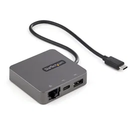 StarTech.com DKT31CHVL Dock de Viajes USB-C con HDMI 4K, VGA, USB-A, USB-C 10Gbps y Ethernet Gigabit para MacBook Pro, Windows, Chromebook, iPad Pro, iPhone 15, Surface Pro