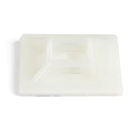 StarTech.com CBMCTM3 Soporte para Brida Adhesivo - 100 Piezas, Blanco, Nylon, para Organización de Cables, Compatible con Bridas hasta 5.5mm
