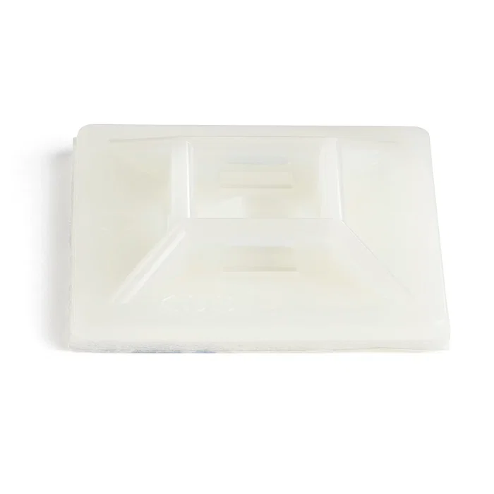StarTech.com CBMCTM3 Soporte para Brida Adhesivo - 100 Piezas, Blanco, Nylon, para Organización de Cables, Compatible con Bridas hasta 5.5mm StarTech.com CBMCTM3 Soporte para Brida Adhesivo - 100 Piezas, Blanco, Nylon, para Organización de Cables, Compatible con Bridas hasta 5.5mm