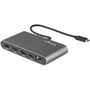 StarTech.com Mini Docking Station Thunderbolt 3 Gris TB3DKM2HDL con 2 HDMI 4K 60Hz y GbE