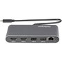 StarTech Base de Portátil Thunderbolt 3 TB3DKM2HDL - Mini Dock con 2x HDMI 4K a 60Hz, Gigabit Ethernet, USB 3.0, Compacto, Cable 28cm, Plug & Play para MacBook y Windows