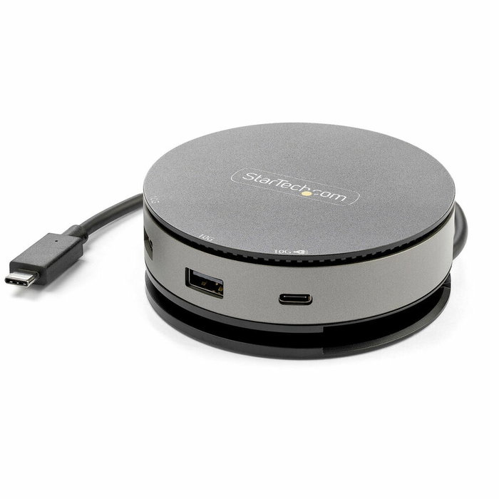 Startech DKT31CHDVCM Docking Station USB-C con HDMI, DisplayPort y VGA, Negro/Gris