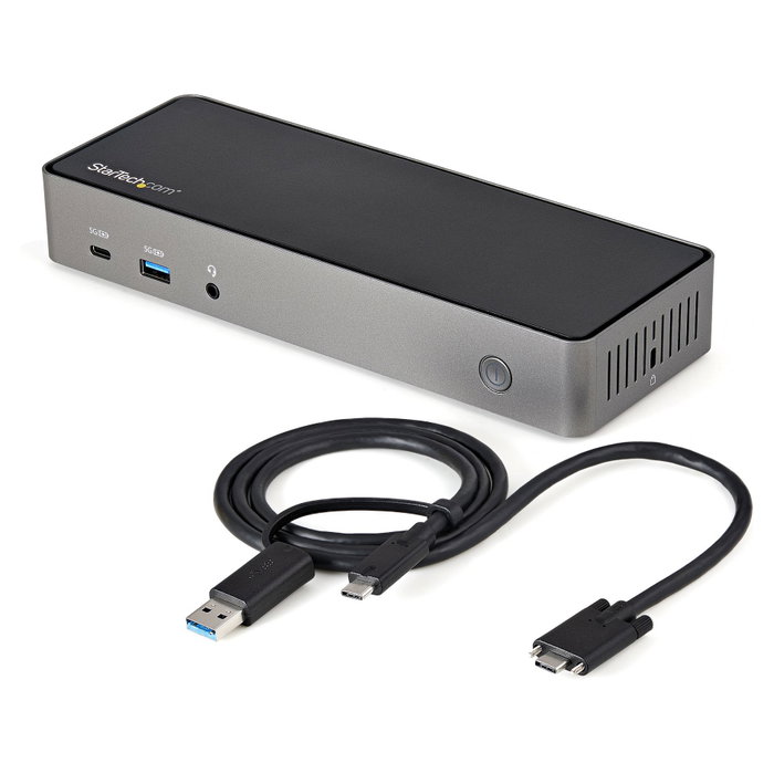 StarTech.com Docking Station USB-C y USB-A 10Gb con 3 Monitores 4K 60Hz y PD 85W StarTech.com Docking Station USB-C y USB-A 10Gb con 3 Monitores 4K 60Hz y PD 85W