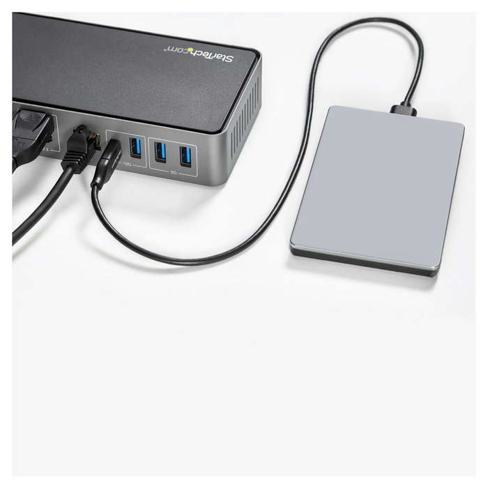 StarTech.com Docking Station USB-C y USB-A 10Gb con 3 Monitores 4K 60Hz y PD 85W StarTech.com Docking Station USB-C y USB-A 10Gb con 3 Monitores 4K 60Hz y PD 85W