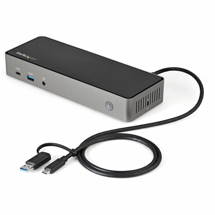 StarTech.com Docking Station USB-C y USB-A 10Gb con 3 Monitores 4K 60Hz y PD 85W StarTech.com Docking Station USB-C y USB-A 10Gb con 3 Monitores 4K 60Hz y PD 85W