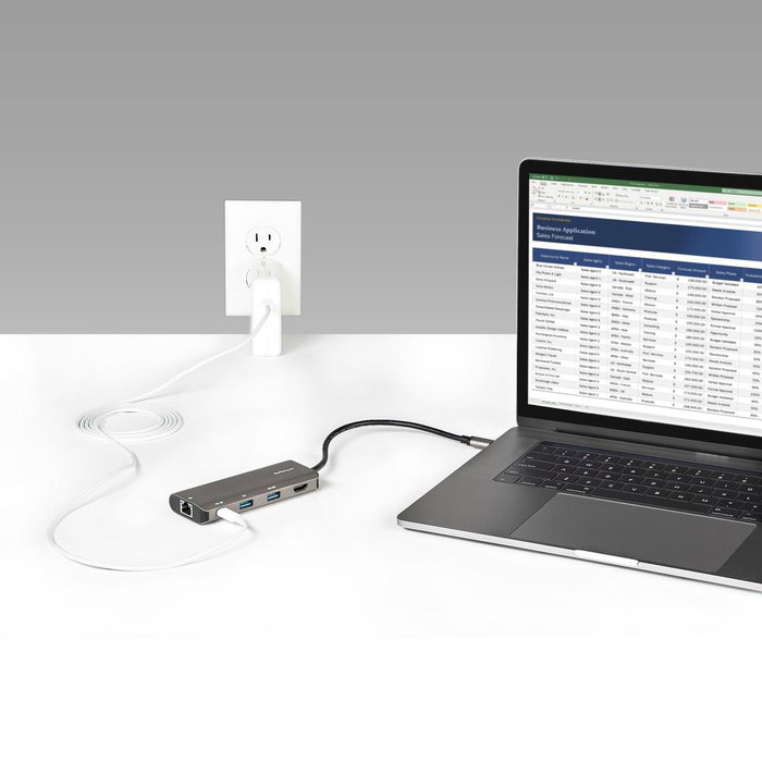 Startechcom Docking Station USB Tipo C con HDMI, Ethernet, USB-A, Power Delivery 100W, Conexión Múltiple para Portátiles Startechcom Docking Station USB Tipo C con HDMI, Ethernet, USB-A, Power Delivery 100W, Conexión Múltiple para Portátiles