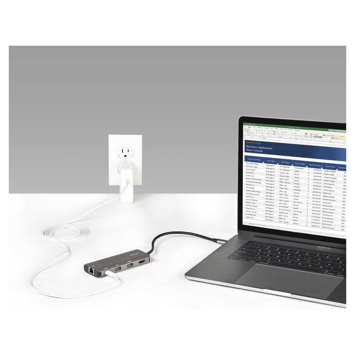 Startech Base para portátil DKT31CHPDL con HDMI 4K, USB-C y 100W PD