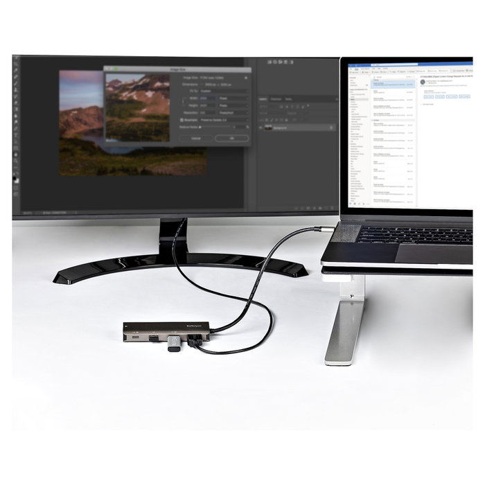 Startech Base para portátil DKT31CHPDL con HDMI 4K, USB-C y 100W PD