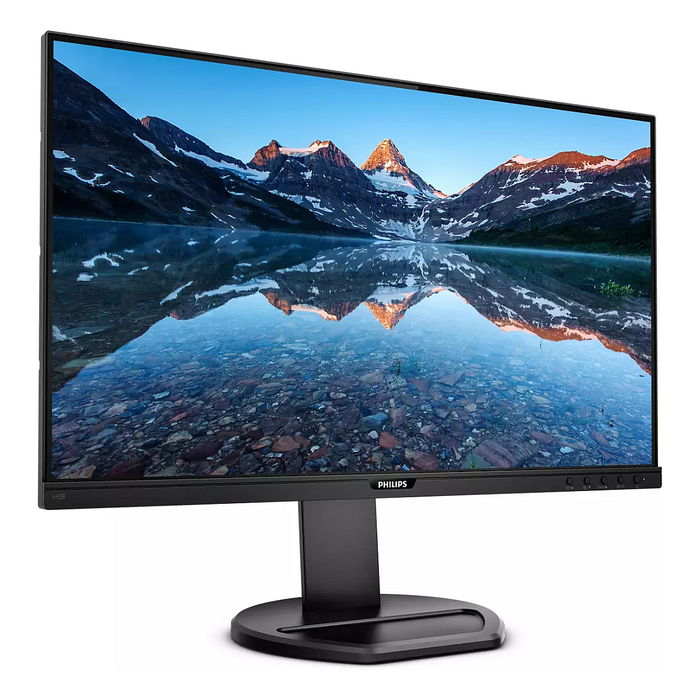 Philips 243B9/00 Monitor 23.8" Full HD IPS (1920x1080) de 75Hz, USB-C 65W, Altavoces, 4ms, HDMI, DisplayPort, Negro