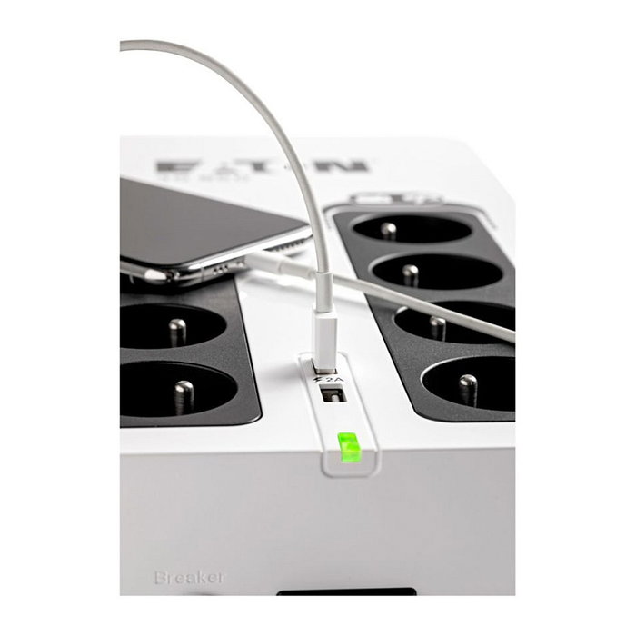 Eaton 3S850D sistema de alimentación ininterrumpida UPS standby offline 850 VA 510 W 8 salidas