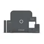 Veho VHS-001-SK Kit de Alarma para Hogar Inteligente con Wi-Fi, Control Central, Sensor de Puerta/Ventana y Movimiento, Sirena 100dB y Notificación SMS, Negro