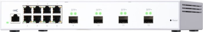 QNAP QSW-M408S Switch Gestionado L2 de 12 Puertos Blanco