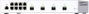 QNAP QSW-M408S Switch Gestionado L2 de 12 Puertos Blanco