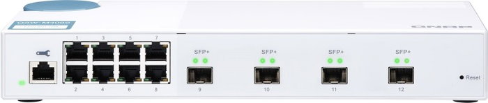 QNAP QSW-M408S Switch Gestionado L2 de 12 Puertos Blanco