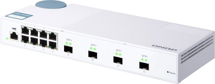 QNAP QSW-M408S Switch Gestionado L2 de 12 Puertos Blanco