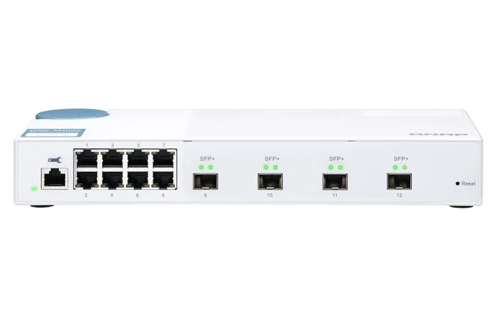QNAP QSW-M408S Switch Gestionado L2 de 12 Puertos Blanco