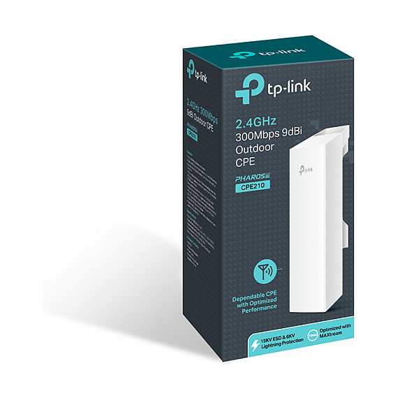 Tp-Link CPE210 Punto de acceso inalámbrico exterior 300 Mbps 2,4 GHz