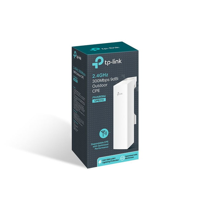 Tp-Link CPE210 Punto de acceso inalámbrico exterior 300 Mbps 2,4 GHz