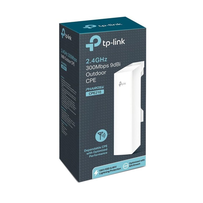 Tp-Link CPE210 Punto de acceso inalámbrico exterior 300 Mbps 2,4 GHz
