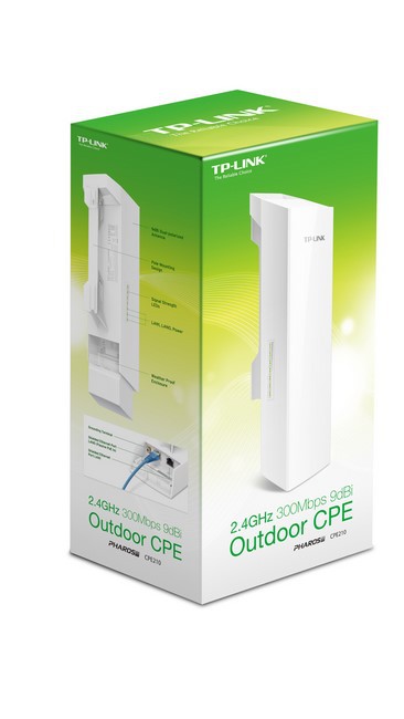 Tp-Link CPE210 Punto de acceso inalámbrico exterior 300 Mbps 2,4 GHz