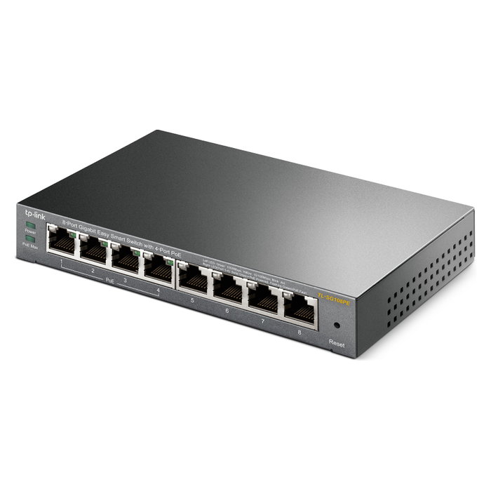 TP-Link TL-SG108PE Switch Gigabit de 8 puertos con 4 puertos PoE TP-Link TL-SG108PE Switch Gigabit de 8 puertos con 4 puertos PoE